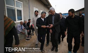 بازدید محمد علی افشانی شهردار تهران از موکب امام رضا(ع) واقع در عمود ٧٠٧ 3