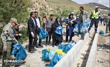 پاکسازی حاشیه رود جاجرود 8