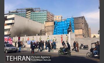 دومین سالگرد شهدای پلاسکو در محل این واقعه 14