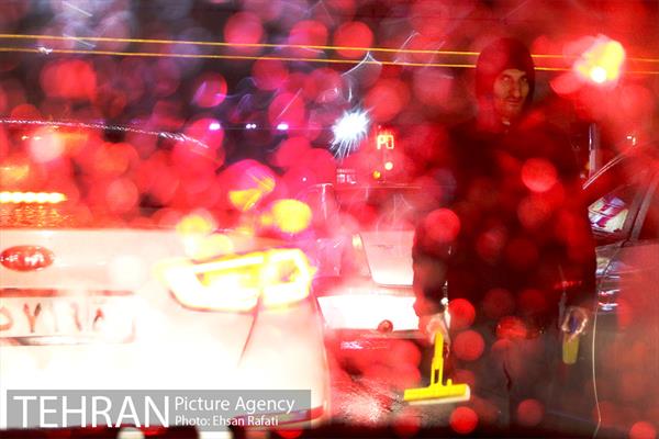 بارش اولین برف پاییزی تهران 4