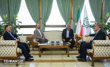 دیدار های امروز شهردار تهران 1