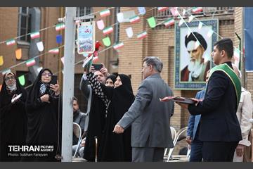 آئین بازگشایی مدرسه البرز 15