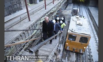 بازدید شهردار تهران از بخش میانی خط 7 مترو 8