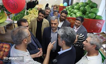 آیین بهره‌برداری از ۴ بازار میوه و تره‌بار 5