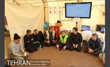 بازدید رییس ستاد اربعین شهرداری تهران از مرکز اسکان خادمین حسین 9