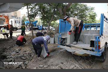 اینجا کارگاهه؛ پل تقاطع غیر همسطح در بزرگراه شهید باقری 6