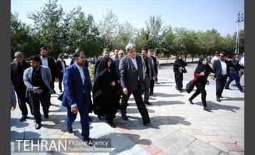 افتتاح پروژه های سازمان بهشت زهرا(س) با حضور شهردار تهران 8