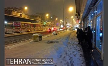 صبح برفی تهران 31