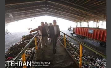 بازدید شهردار از مرکز بازیافت زباله آرادکوه کهریزک 5