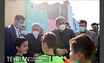 بازدید شهردار تهران از پروژه های مدیریت شهری منطقه 16