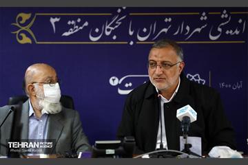 دیدار شهردار تهران با نخبگان منطقه 3