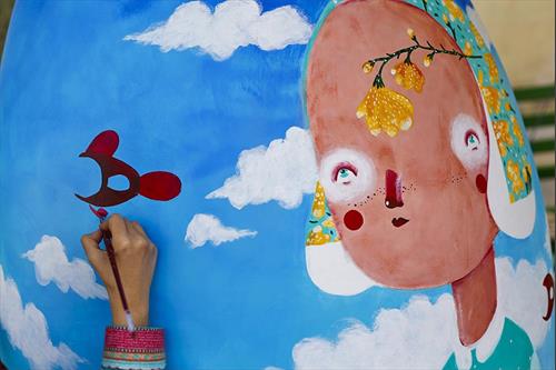 جشنواره تخم مرغ رنگی در باغ شهدا 10