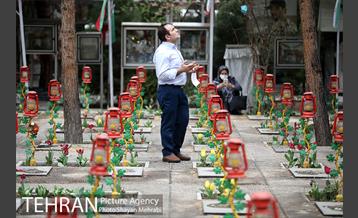 اولین پنجشنبه سال 1400 در بهشت زهرا(س) 8