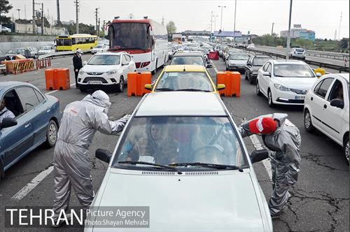 تست تب سنجی در خروجی تهران 7
