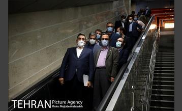 آیین افتتاح و بهره برداری از ایستگاه مترو مدافعان سلامت 5