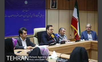 نشست خبری مدیر عامل شرکت راه آهن شهری تهران و حومه (مترو) 4