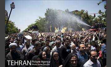 تشییع شهدای حادثه تروریستی تهران 24