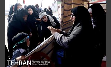 ارائه خدمات نیرو های خادم الحسین (ع) در مرز شلمچه  14