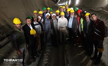 بازدید اعضای شوراهای شهر مراکز استان‌ها از کارگاه خط ۱۰ مترو تهران 5