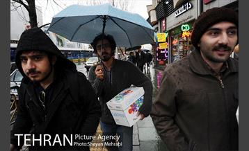 بارش باران بهاری در تهران 25