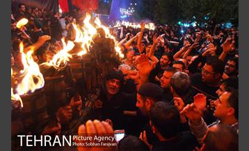 آیین مشعل گردانی نجفی های مقیم تهران 10