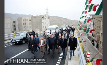 افتتاح فاز نخست پروژه بزرگراه شهید رستگاری 36