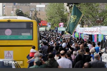 خدمات‌رسانی شهرداری تهران در نماز عید فطر مصلی تهران 9