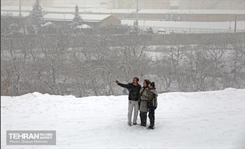 بارش برف در تهران 5