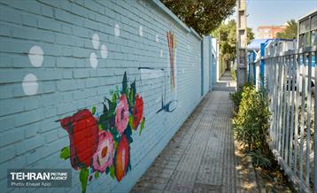 "نقش مهر" بر دیوارهای مدارس پایتخت 16