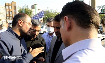 حضور مدیرعامل سازمان نوسازی شهرداری تهران در منطقه۱۷