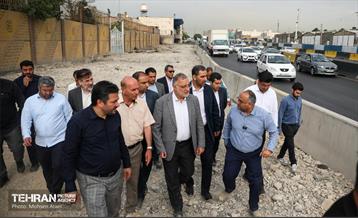 بازدید شهردار تهران از پروژه‌های غرب تهران 9