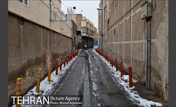 روز برفی میدان مشق و پارک شهر تهران 1