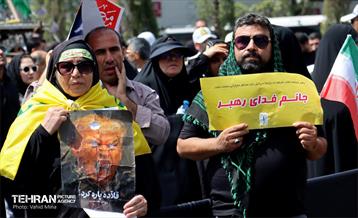 تشییع شهدای اقتدار ملی در تهران - 6 7