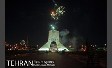 نور افشانی آسمان تهران به مناسب عید سعید فطر 13