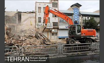 تخریب پاساژ توحید 5
