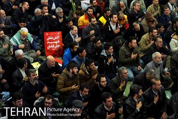 تشییع شهدای آتش نشان در شبستان مصلی-2 21