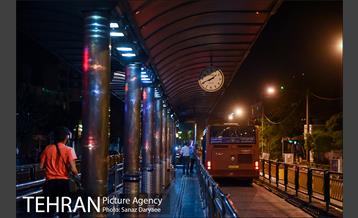 فعالیت شبانه روزی BRT تهران 30
