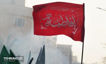 عزاداری شهادت حضرت فاطمه(س) در منطقه 21 25