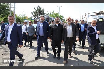 بازدید وزیر کشور از پروژه‌های منطقه 18 20