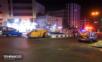 عملیات آسفالت ریزی در منطقه 5 10