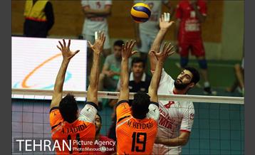 دیدار تیم‌های والیبال سایپا تهران و شهرداری ارومیه