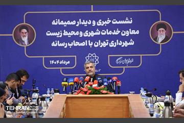 نشست خبری معاون خدمات شهری و محیط زیست 4