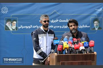 نشست خبری مشترک سخنگوی شهرداری و مدیرعامل شرکت واحد اتوبوسرانی 14