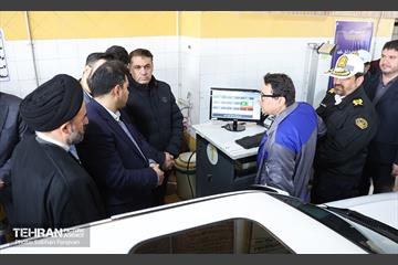آیین رونمایی از تجهیزات نوین معاینه فنی شهرداری تهران 6
