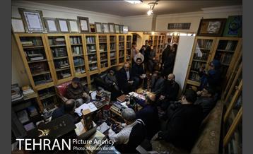 بازدید احمد مسجدجامعی از دست اندرکاران تهیه دائره المعارف تهران 15