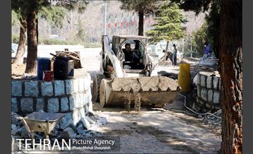 بازدید شهردار منطقه ۷ از روند اجرای پروژه های توسعه محله ای ۱۴۰۰