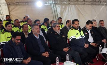 رزمایش زمستانه مشترک شهرداری تهران و پلیس راهور 38