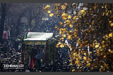 مراسم تشییع پیکر ۱۵۰ شهید گمنام در تهران 16