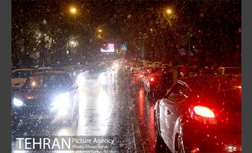 بارش اولین برف پاییزی تهران 42