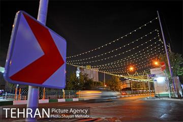 تونل نوری از میدان ونک تا بلوار میرداماد 28
